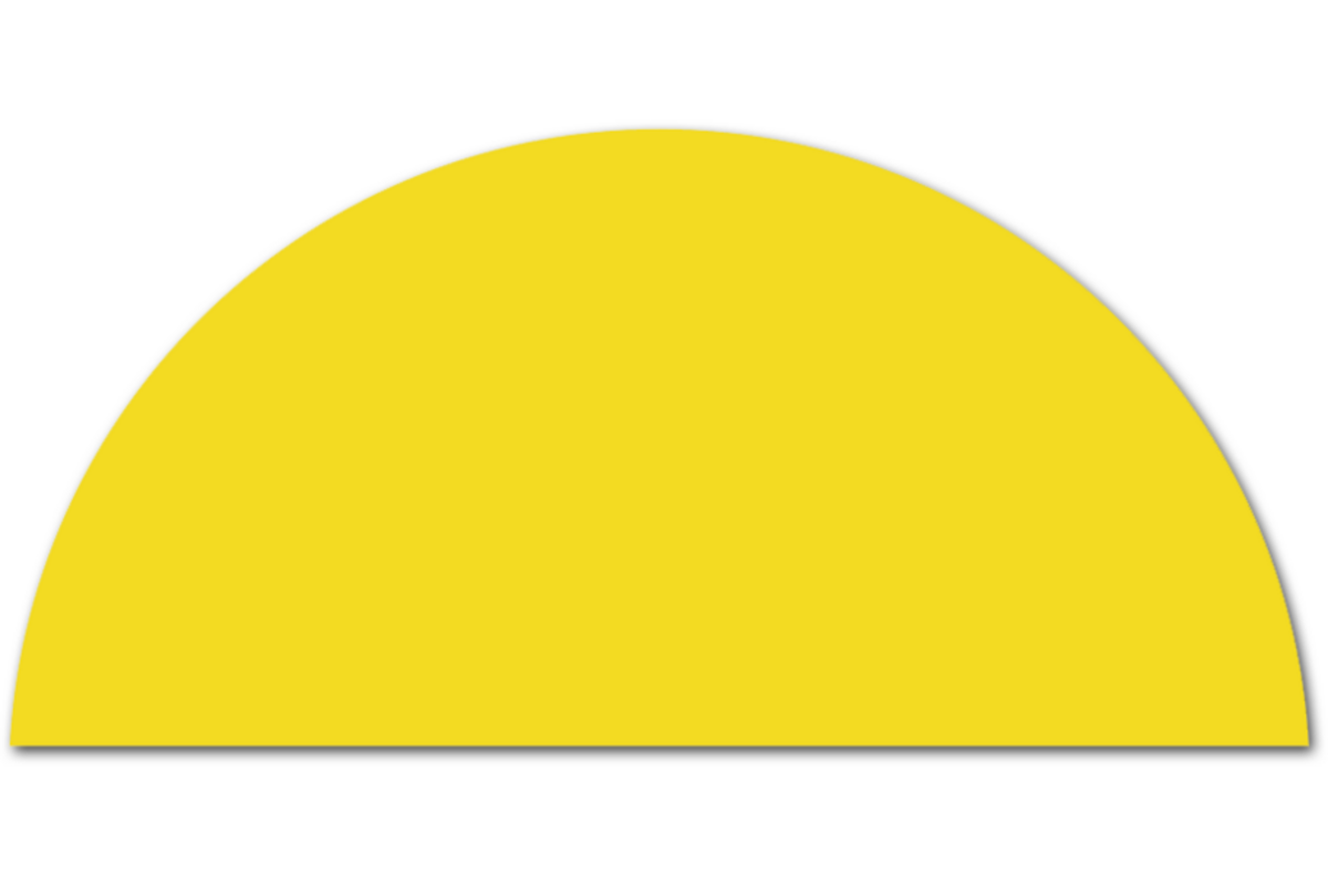 Plakfiguren halfrond, 20 mm 400 stuks